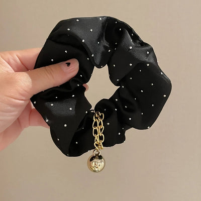 Women's Casual Sweet Solid Color Cloth Hair Tie