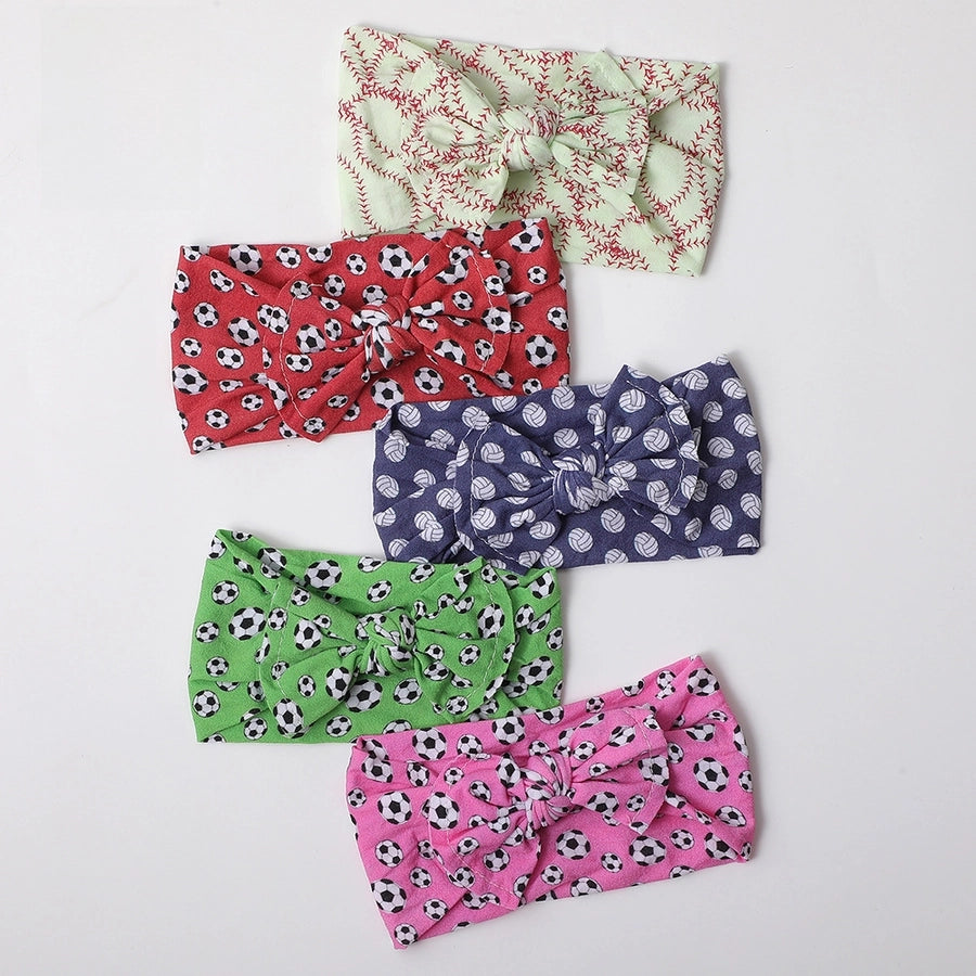 New  children's headdress jacquard soft hair tie bow hair band baby newborn headband baby hair band