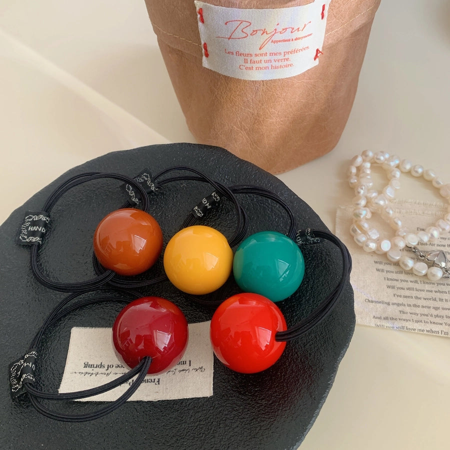 Women's Simple Style Classic Style Solid Color Plastic Hair Tie