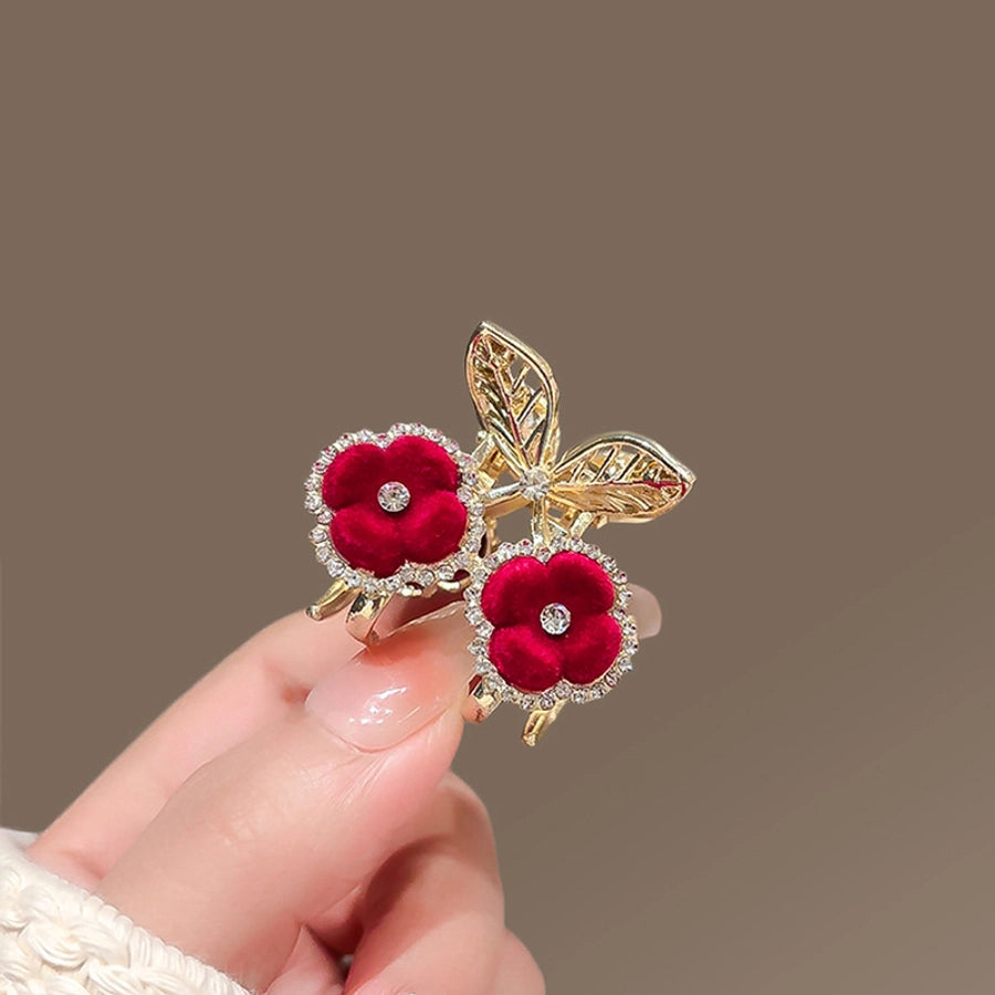 Women's Casual Simple Style Streetwear Floral Alloy Hair Claws