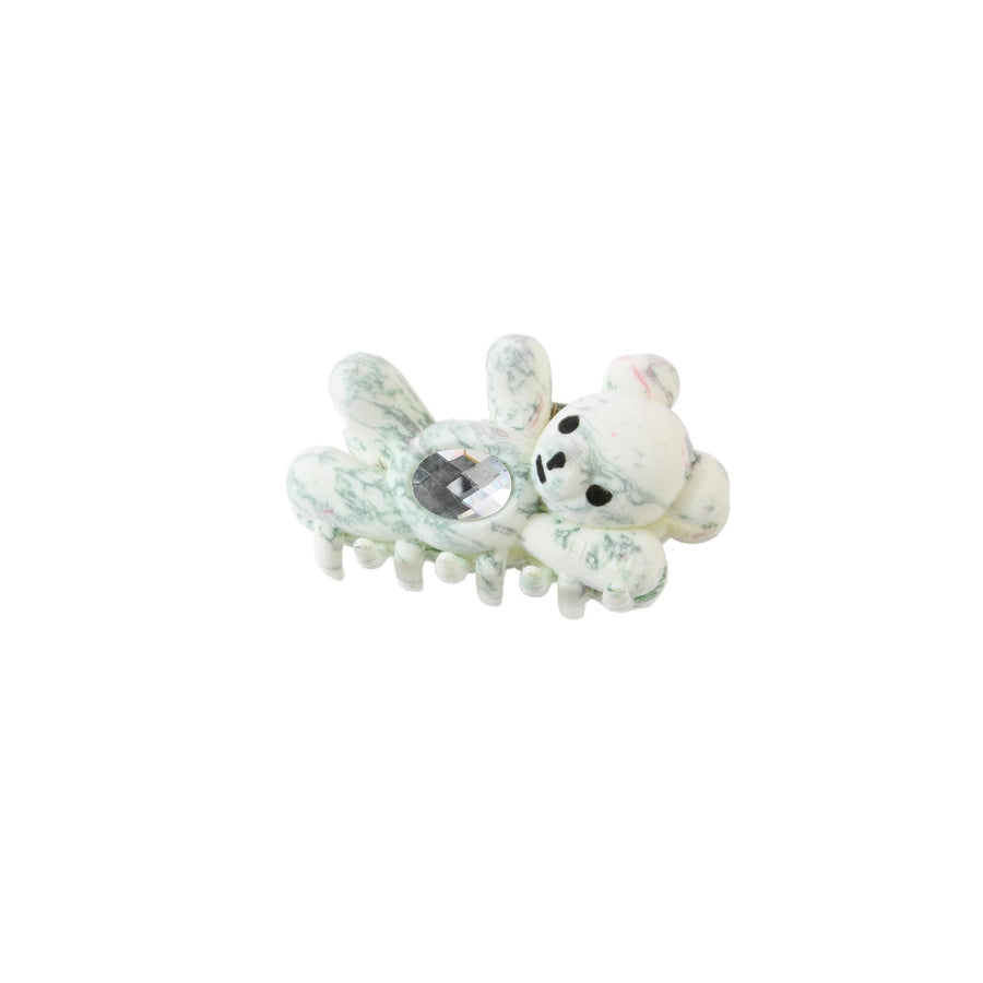 Women's Simple Style Classic Style Bear Plastic Resin Inlay Zircon Hair Clip