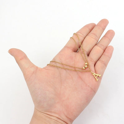 Jewelry Casual Elegant Classic Style Letter 201 Stainless Steel 304 Stainless Steel Pendant Necklace