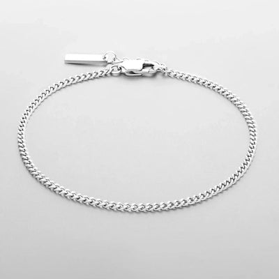 Hip-Hop Basic Simple Style Geometric 304 Stainless Steel 18K Gold Plated White Gold Plated Bracelets In Bulk
