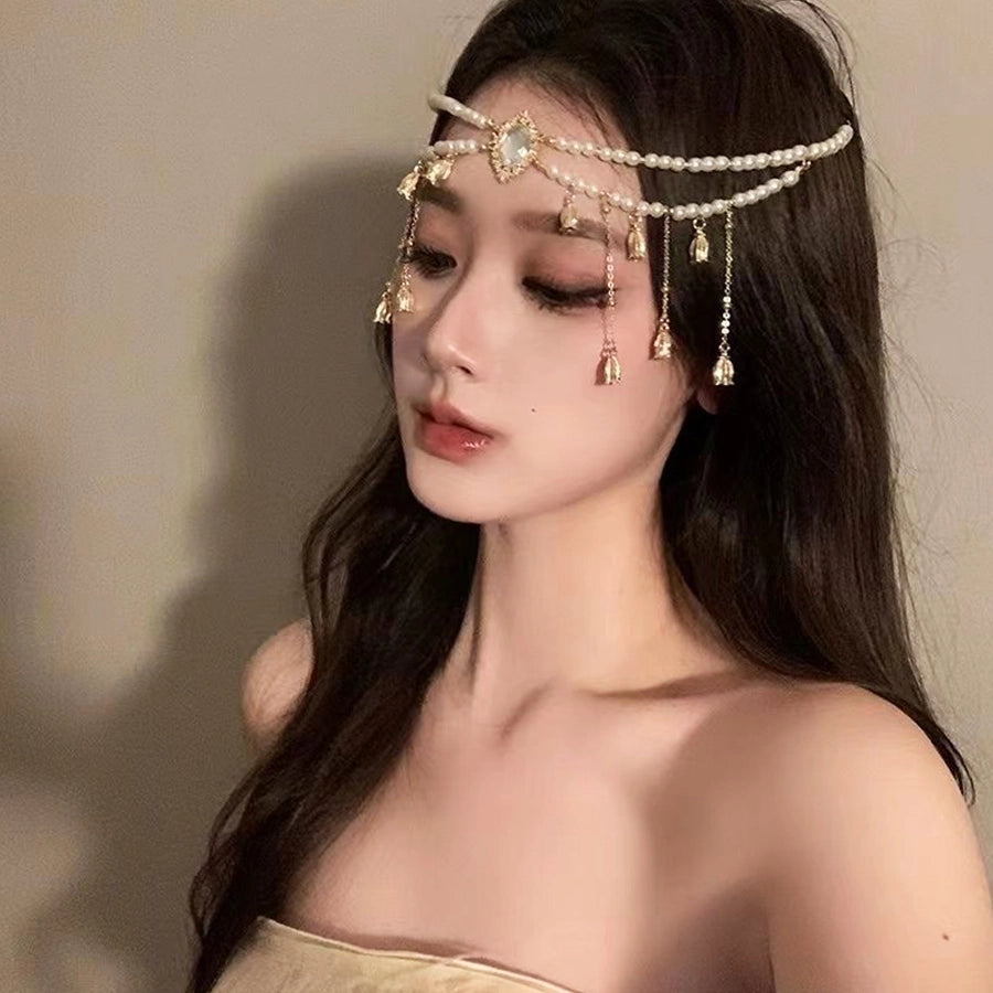 Women's Elegant Glam Geometric Alloy Resin Rhinestone Party Headpieces