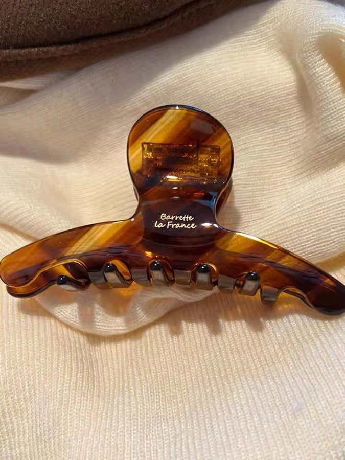 elegant solid color acetic acid sheets hair claws