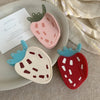 Women's Cute Strawberry Acetic acid sheets Hair Claws