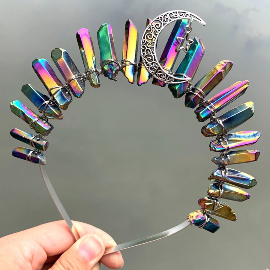 Women's Shiny Geometric Crystal Hair Band