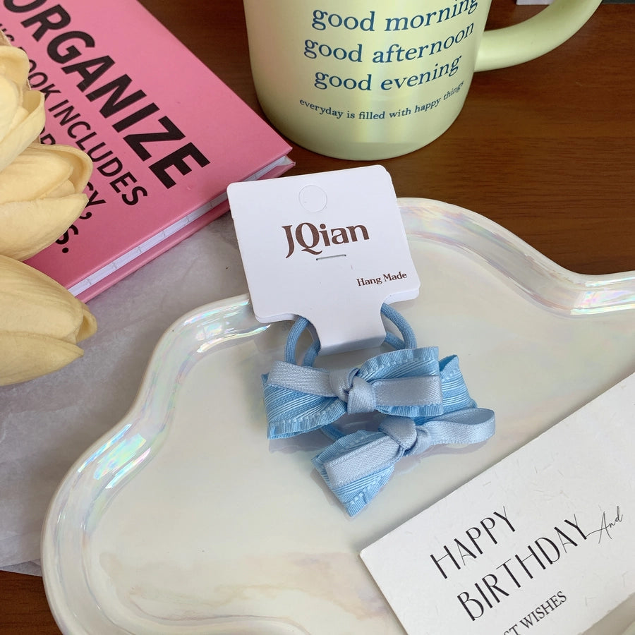 Women's IG Style Sweet Bow Knot Cloth Hair Clip