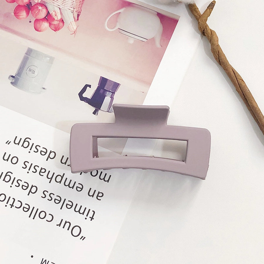 simple style geometric plastic hair claws