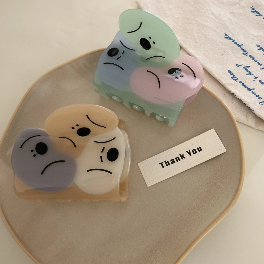 Women's Cute Dog Acetic acid sheets Hair Claws