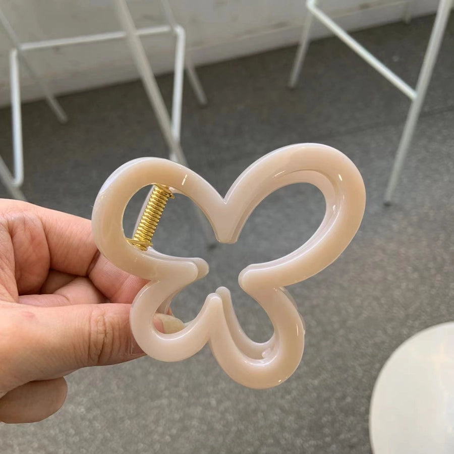 Women's Simple Style Solid Color Acetic acid sheets Polishing Hair Claws