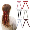 Women's Sweet Solid Color Cloth Handmade Hair Clip