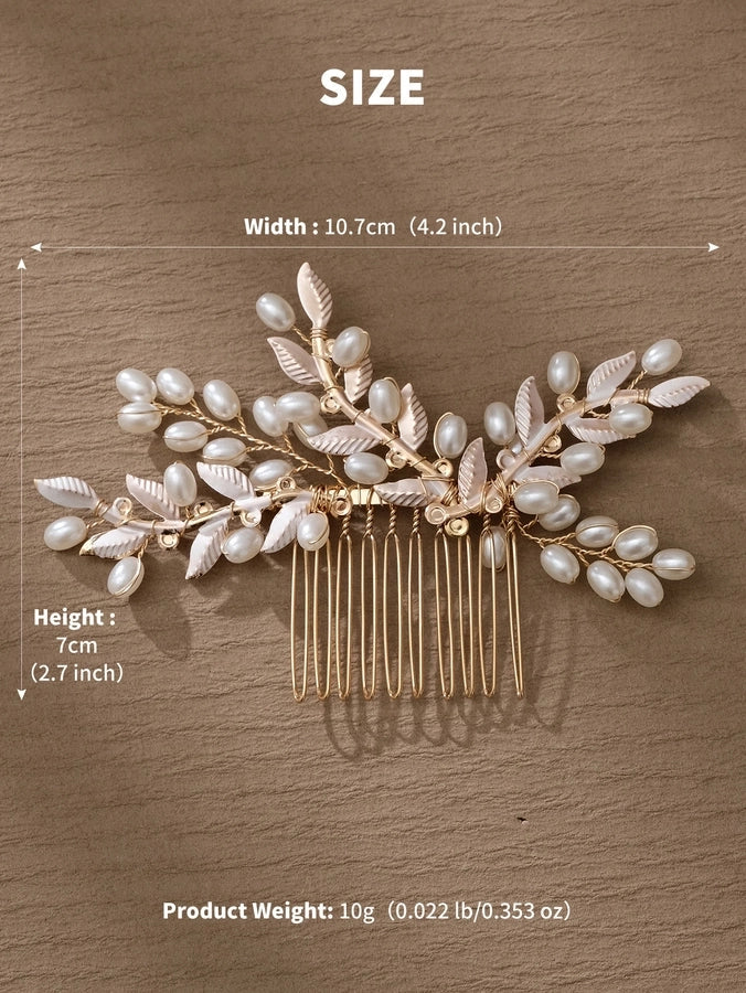 retro leaf alloy insert comb