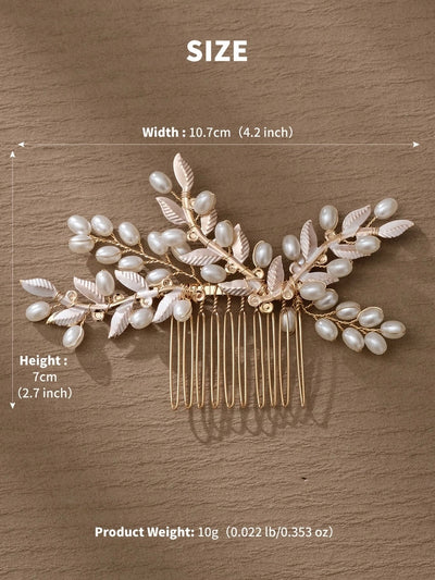 retro leaf alloy insert comb