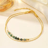 Semi-precious stone Copper Handmade Geometric Bracelets