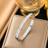 Sweet Solid Color Titanium Steel Stainless Steel Bracelets In Bulk
