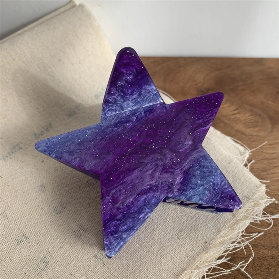 streetwear pentagram acetic acid sheets hair claws