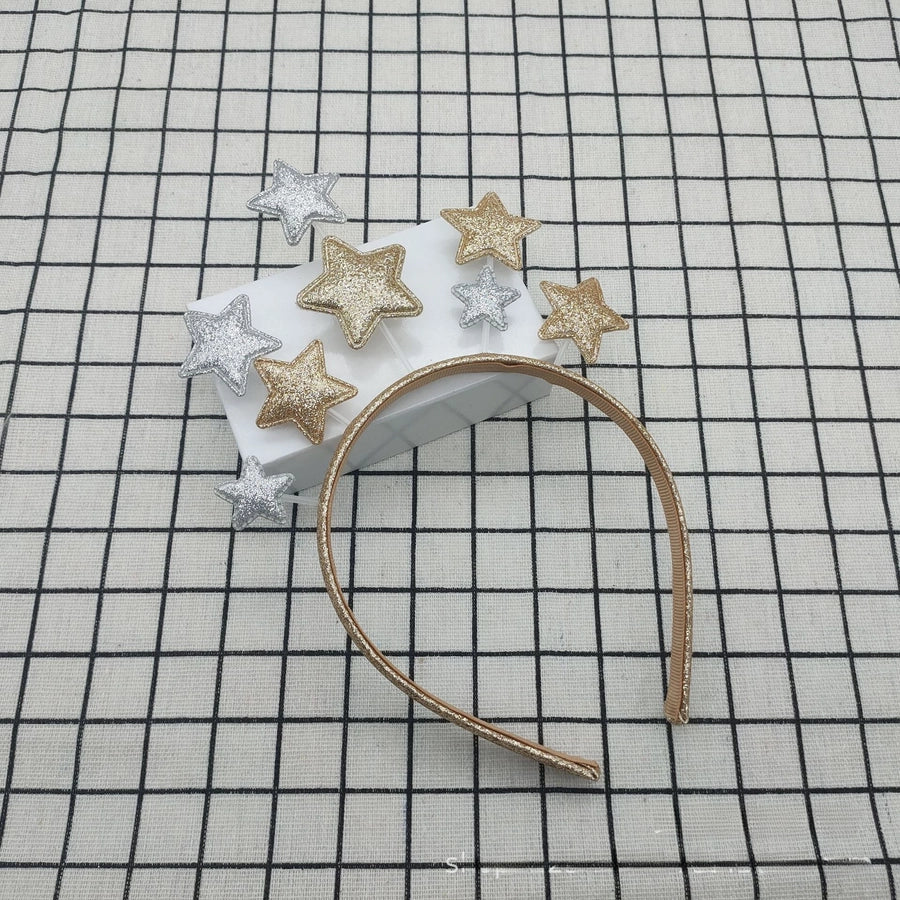 Step-in party headband sequined five-pointed star  hair accessories Festival children's hair accessories props