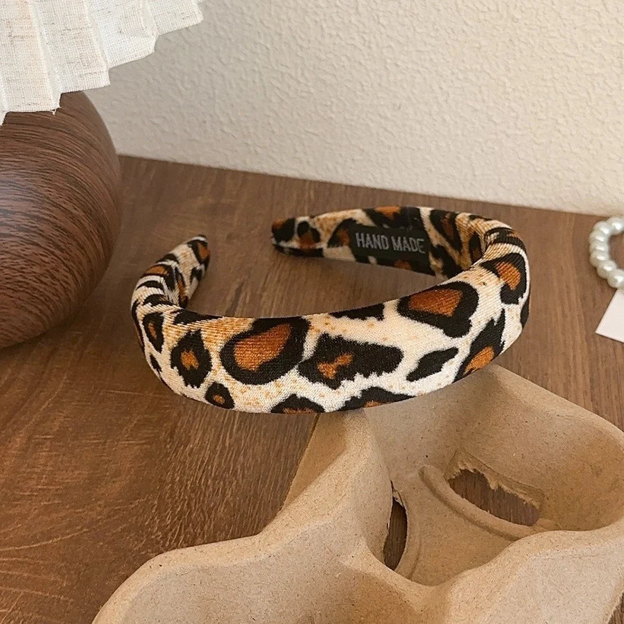 Sweet Streetwear Women's Leopard Cloth Hair Band
