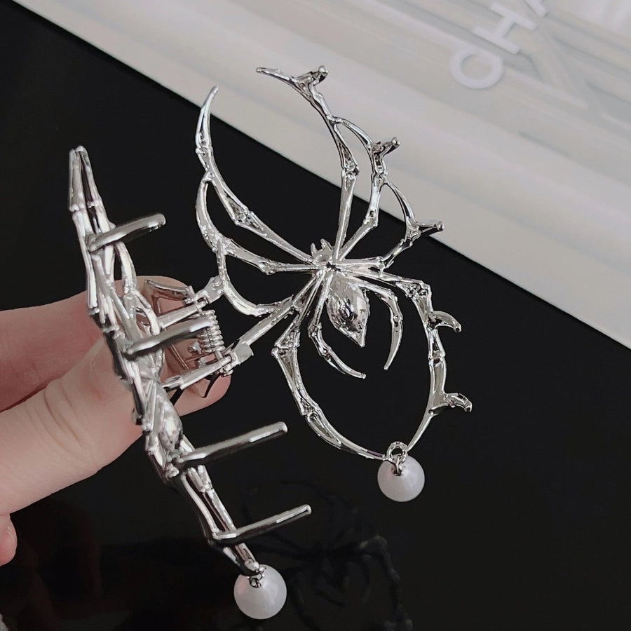 Distinctive Spider Tassel Disc Hair Grab Hair Accessories Back Head Hairpin Children's Hairpin Summer Flower Shark Clip Headwear