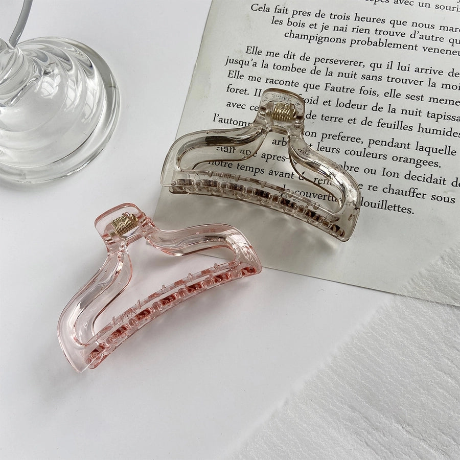 simple crystal transparent hairpin