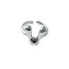 Copper Brass 18K Gold Plated Letter Open Rings