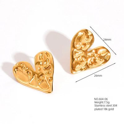 1 Pair Retro French Style Classic Style Geometric Flower 304 Stainless Steel Artificial Pearls 18K Gold Plated Imitation Gold  Ear Studs