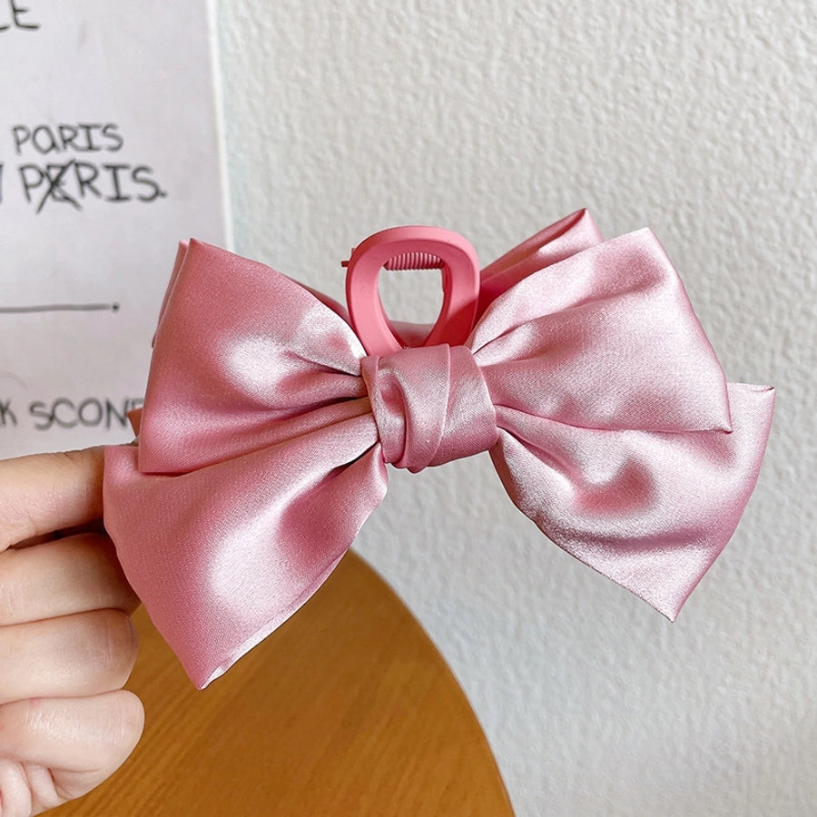 vintage style bow knot alloy cloth hair claws