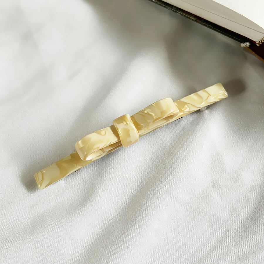 Women's IG Style Sweet Bow Knot Acetic acid sheets Handmade Hair Clip
