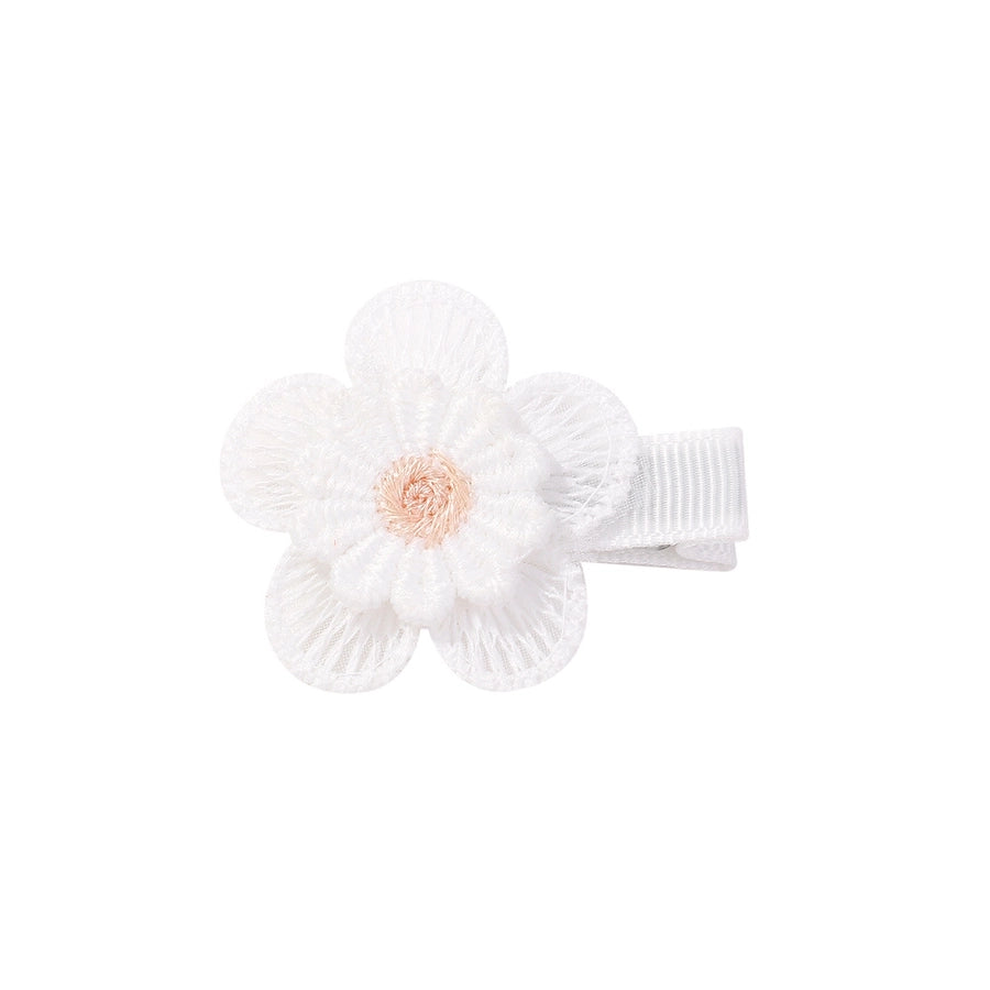 Kid'S Sweet Flower Cloth Hair Clip