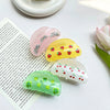 simple style fruit arylic handmade hair claws