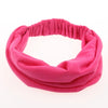 fashion solid color cotton hair band