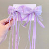 Children's super fairy bow ribbon hairpin baby Chinese style braided hair headwear girl ancient style hanfu hairpin hair accessories