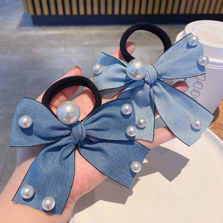 Women's Elegant Bow Knot Cloth Hair Tie