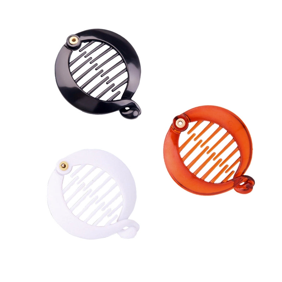 Factory direct  dedicated to simple solid color small round clip banana clip plastic fish clip