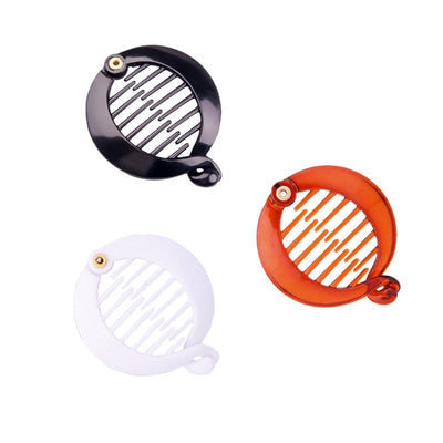 Factory direct  dedicated to simple solid color small round clip banana clip plastic fish clip