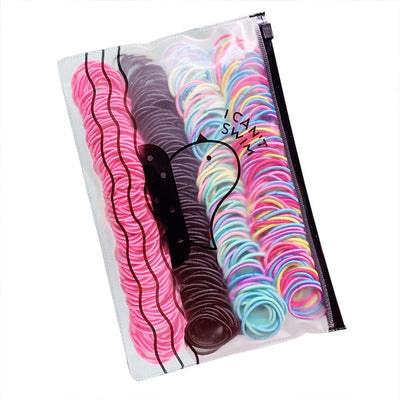 500 rubber bands korean new fashion hair cheap scrunchies set