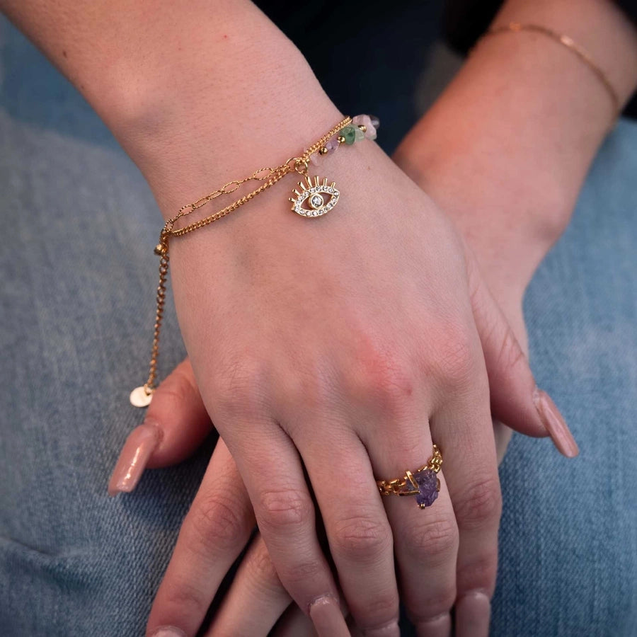 Elegant Eye 304 Stainless Steel Bracelets In Bulk