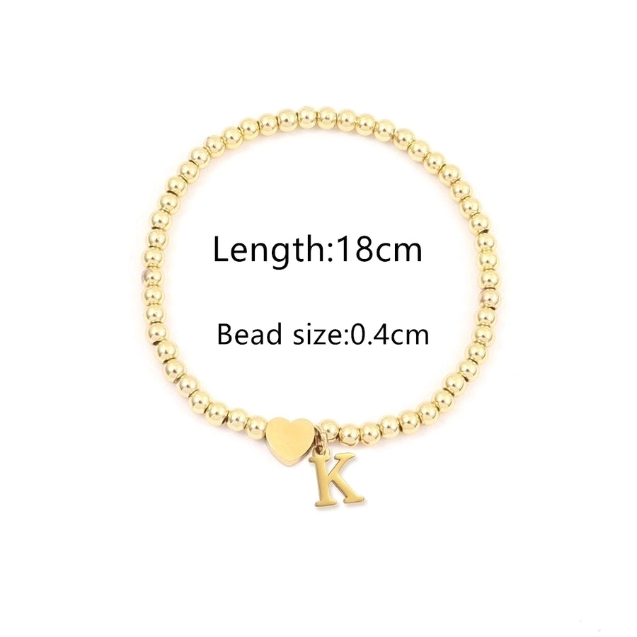 Simple Style Classic Style Letter 201 Stainless Steel 304 Stainless Steel Bracelets In Bulk