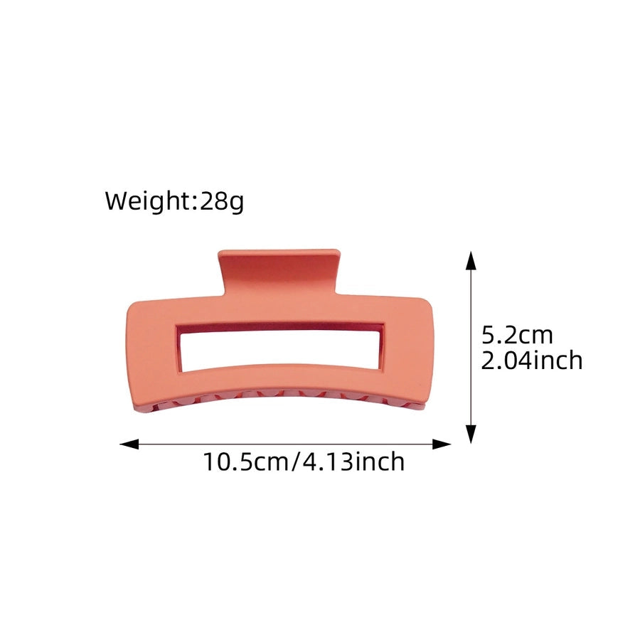 Women's Simple Style Classic Style Solid Color Plastic Hair Claws