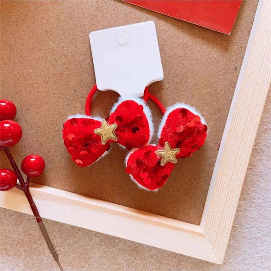 sweet bow knot cloth hair clip