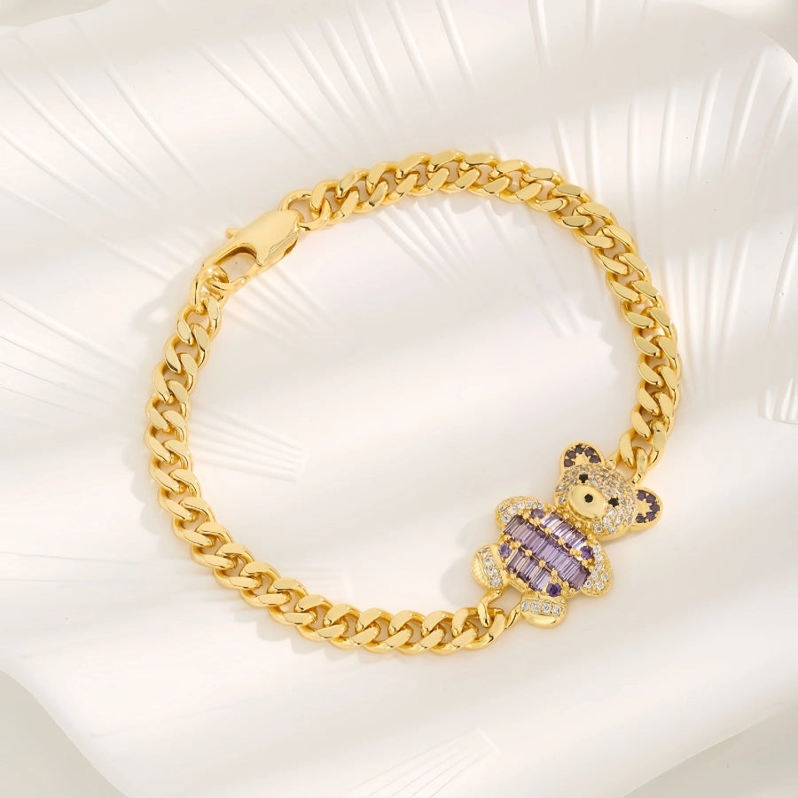 Jewelry Cute Bear Copper Bear Bracelets