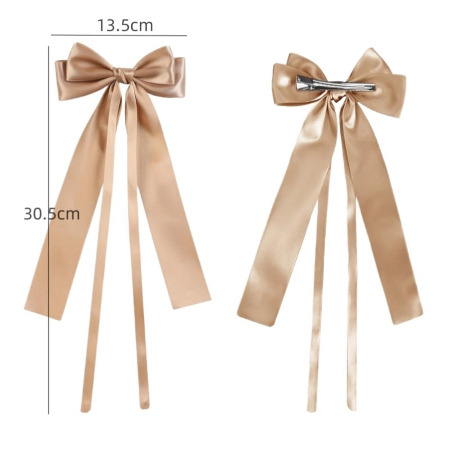 Women's Simple Style Classic Style Bow Knot Alloy Handmade Hair Clip
