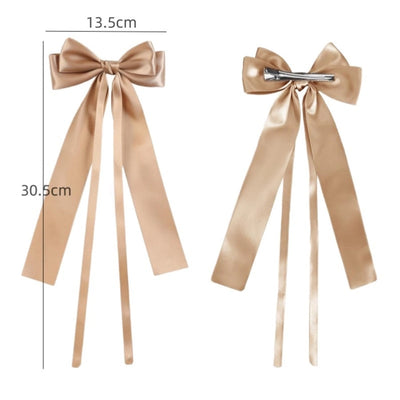 Women's Simple Style Classic Style Bow Knot Alloy Handmade Hair Clip