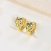 1 Pair Elegant Simple Style Commute Animal Devil's Eye Enamel Inlay Copper Zircon 14K Gold Plated Drop Earrings Earrings