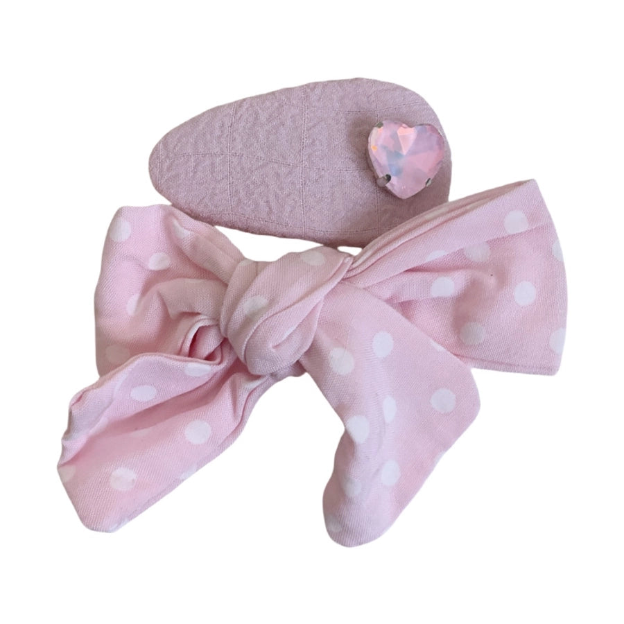 Women's Sweet Korean Style Bow Knot Sequins Hair Clip Hair Tie