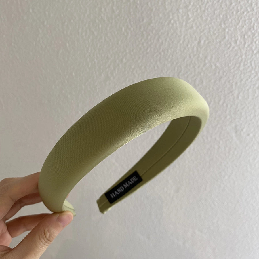 simple style solid color cloth handmade hair band 1 piece