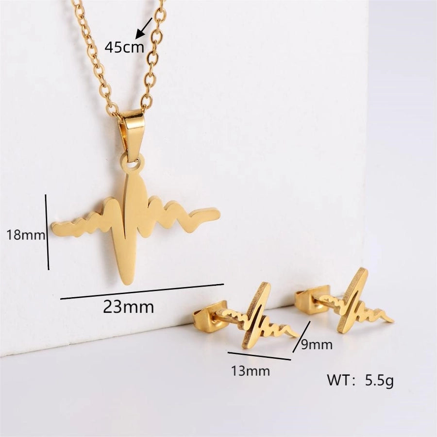 Jewelry Simple Style Classic Style Infinity Dollars Butterfly 304 Stainless Steel Jewelry Set