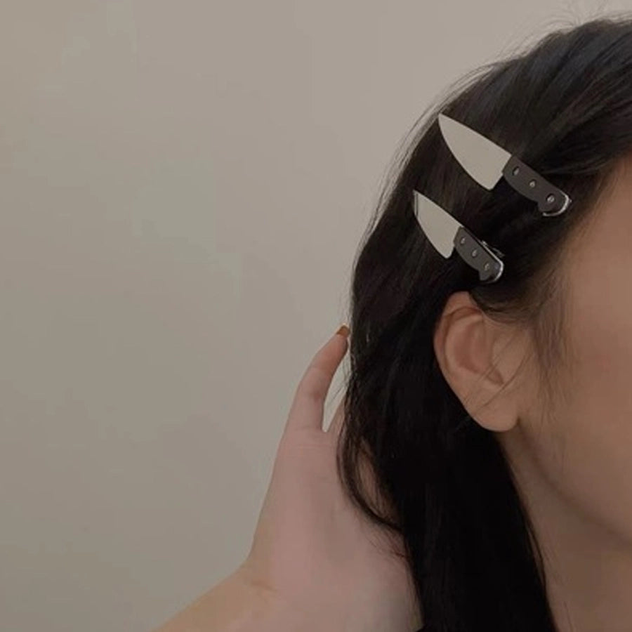 Women's Funny Cool Style Scissors Bulb Mixed materials Hair Clip