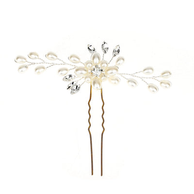 Europe and the United States  Gold Fork White line U-shaped hairpin hair pin headwear factory outlet